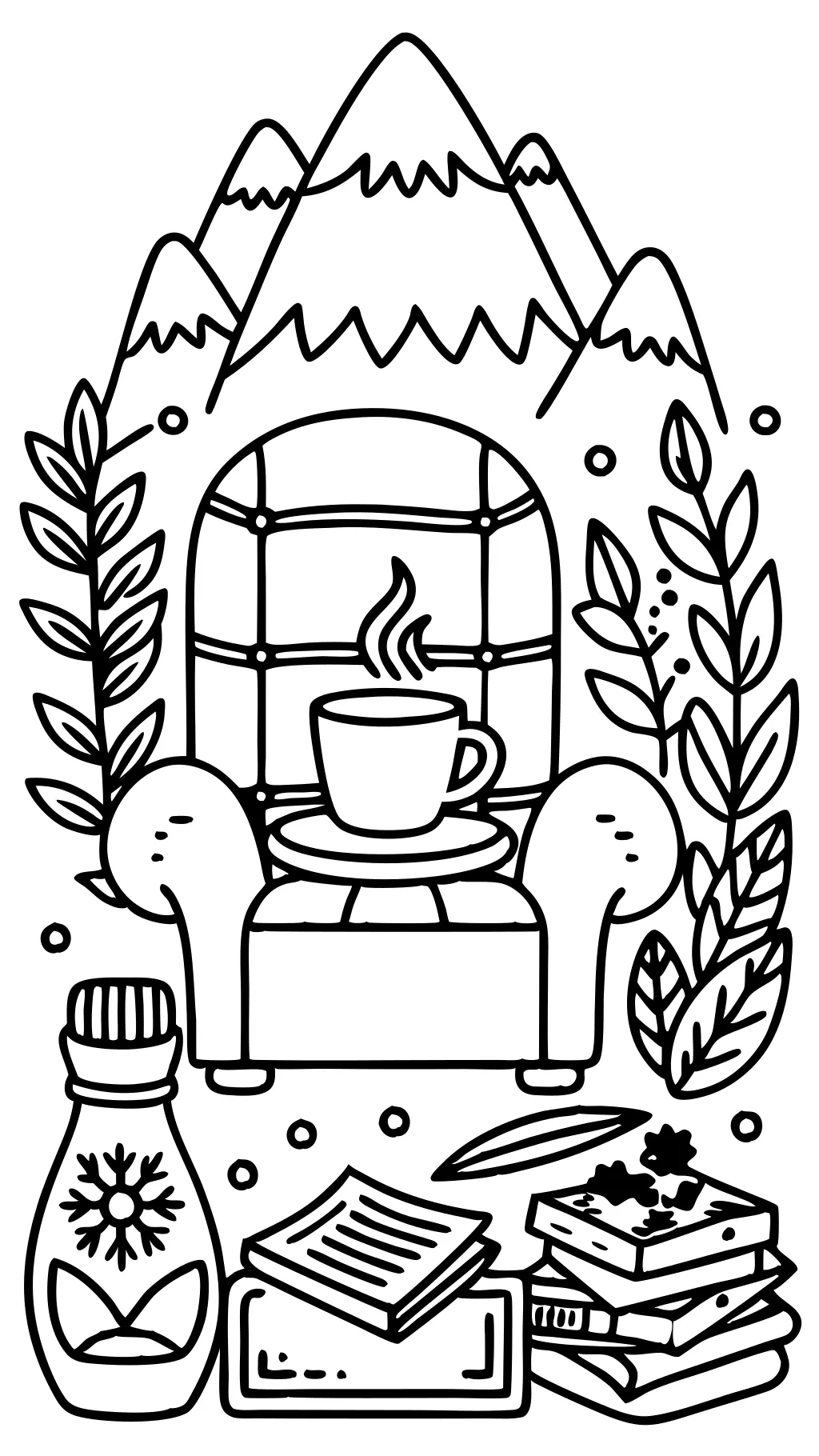 brown coloring page